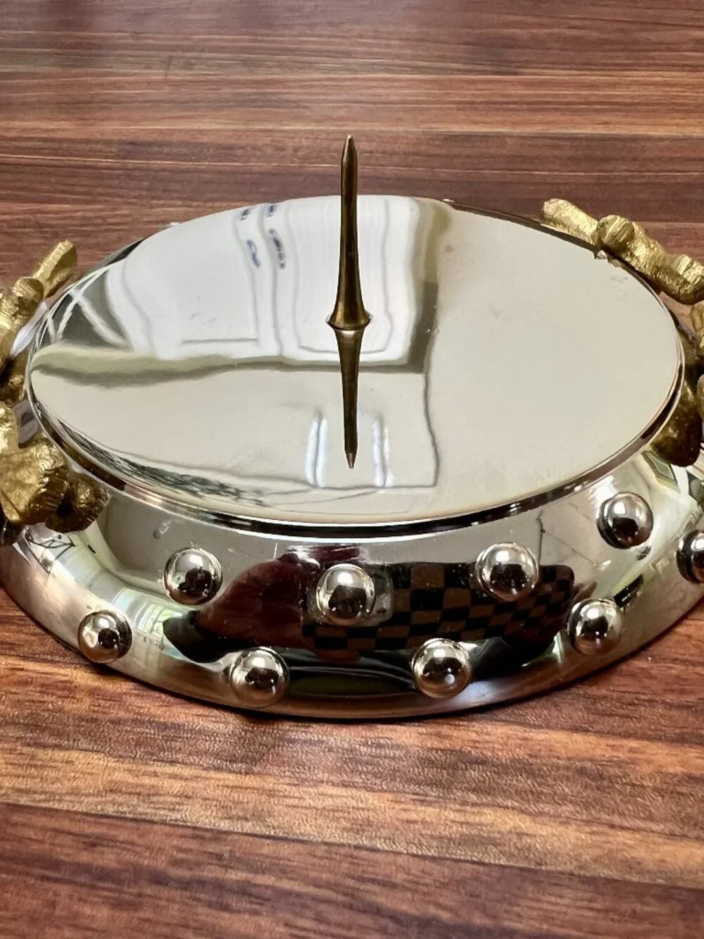 Retired MacKenzie-Childs BEE Pillar Candle Holder